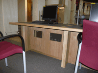 Custom made desk for historic Buildings