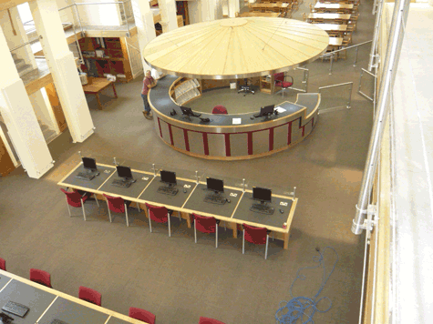 Bespoke furniture for the historic library of wales.